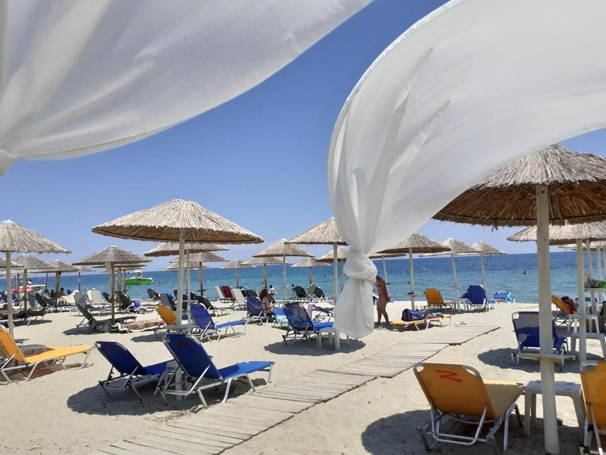 Hotel Zografos Paralía Esterno foto