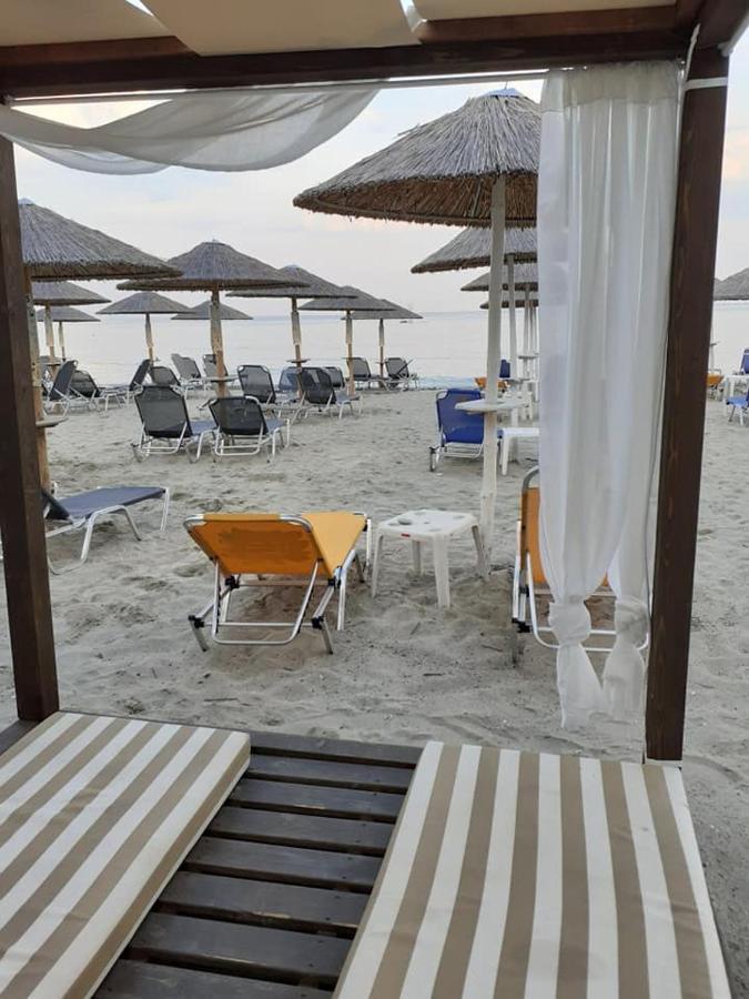 Hotel Zografos Paralía Esterno foto