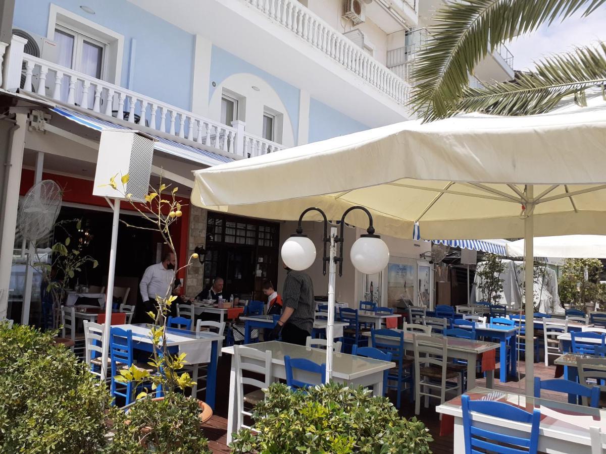 Hotel Zografos Paralía Esterno foto